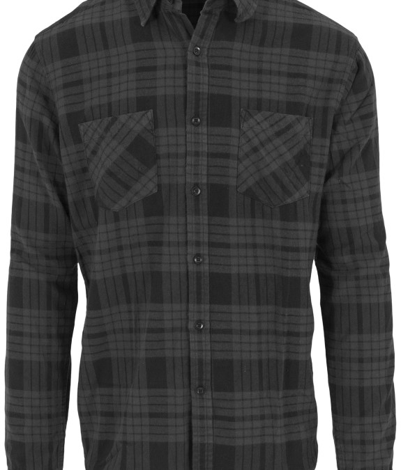Check flanell 2 charcoal-black2